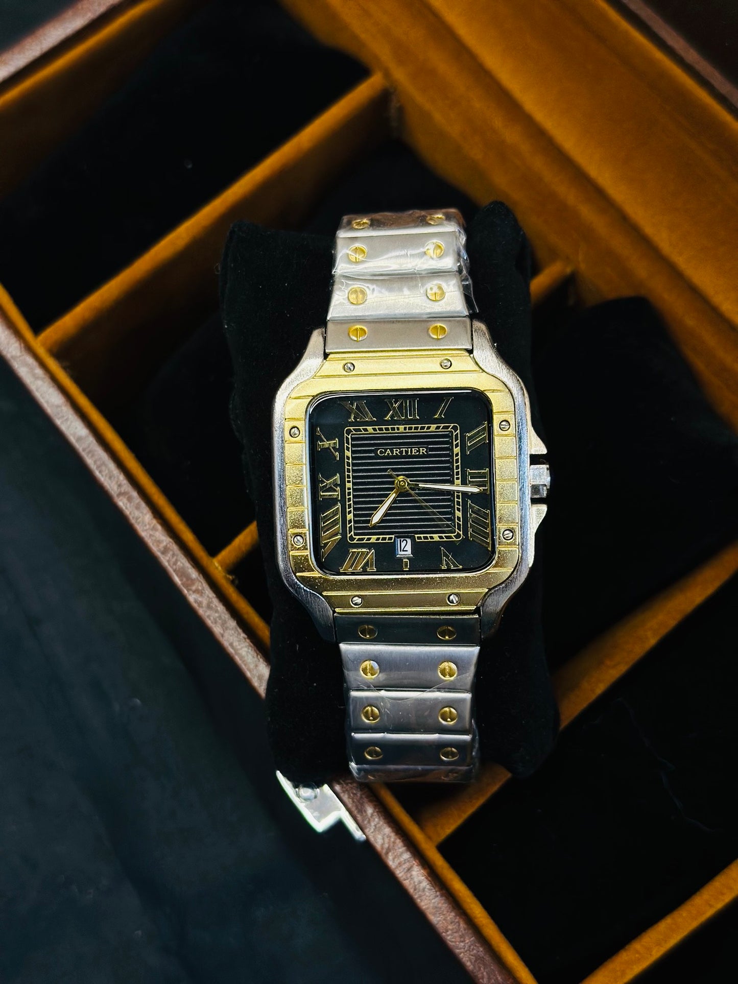 Cartier Golden inspired Watch